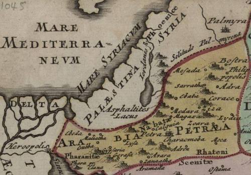 1720′ s map of Palestine. Nudes & Noises  