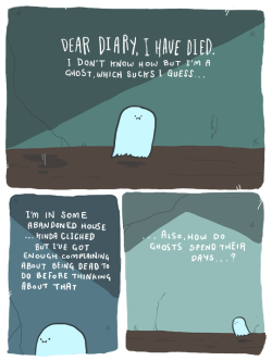 fuckyeahcomicsbaby:  A Ghost’s Best Friend(Original Black/White