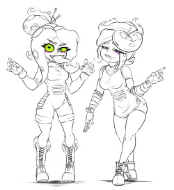 eigaka:Octo Sisters redesing WIP