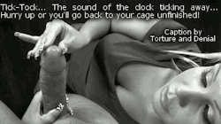 tortureanddenial:  Tick-Tock… The sound of the clock ticking