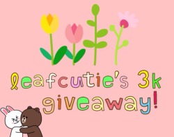 leafcutie:  hey hey! in honor of hitting 3k, i thought i would