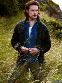 vispreeve:  Sam Heughan by Justin Campbell for Just Jared 