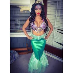 Mermaid Meena  Hair & Makeup by @courtneymariex3  Costume