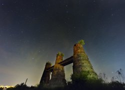 beautyofabandonedplaces:  Lime kiln towers, built between 1927