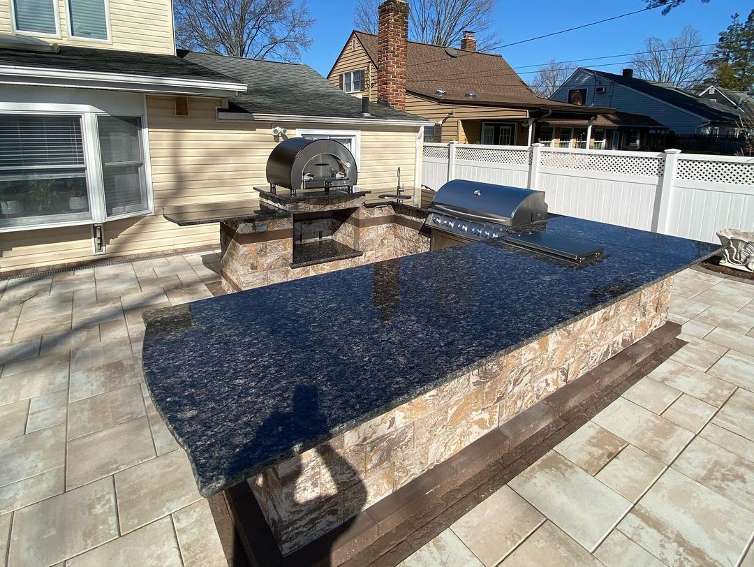 <p>Granite all wrapped up in #westbury - Thanks to our partner @imperomarmicorp for always doing a great job! Enjoy your new #outdoorliving - #stonecreationsoflongisland #masonry #pools #patios #driveways #kitchens #pizzaovens #landscaping #lighting #pros #nassaucounty #suffolkcounty #hamptons #longisland #experiencematters  (at Westbury, New York)<br/>
<a href="https://www.instagram.com/p/CcbaiK2OIv9/?igshid=NGJjMDIxMWI=" target="_blank">https://www.instagram.com/p/CcbaiK2OIv9/?igshid=NGJjMDIxMWI=</a></p>