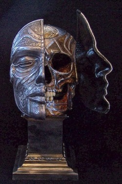 wilburwhateley:  Rick LaRue’s Silver Skull (on Propnomicon)—