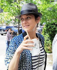 valonqared:  Marion Cotillard — Out and about in New York City