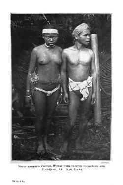the-two-germanys:  Newly-married couple.Pagan Races of the Malay