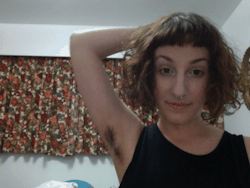 hairypitsclub:  p impressed by the length of my pit hair/confused