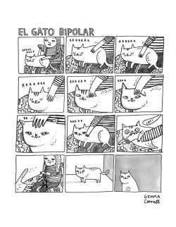 catsbeaversandducks:  El Gato Bipolar Comic by ©gemma correll