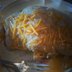 Breakfast <3 made by my baby.  #eggs #hashbrowns #cheese #breakfast