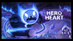 Hero Heart (Elements Pt. 7) - title carddesigned and painted