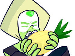 daxdraws:  pineapple hurt mouth (based off that photo set of