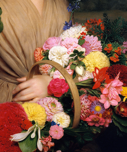 marcuscrassus:  Charles Cromwell Ingham - The Flower Girl [1846]