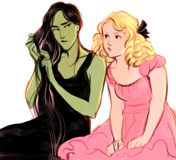 bevsi:  why miss elphaba, look at you! youre beautiful! 