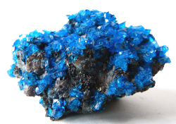 rockon-ro:  CHALCANTHITE (Copper Sulfate) crystals. The stunning