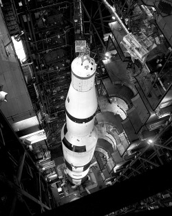 space1969tbs:   Preparing a Saturn V (501) rocket for the Apollo