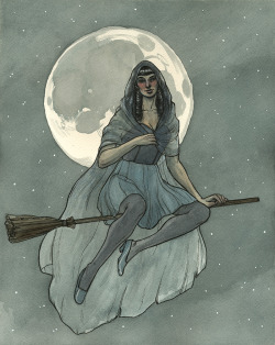 other-side-of-the-universe:  The Witch—a halloween piece—October