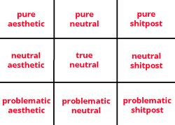 sarcastic-clapping:  gayleafcrime:  blog alignments  don’t