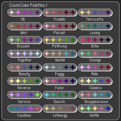 imstuckathome12: cosmitasia: I made some color palettes a while