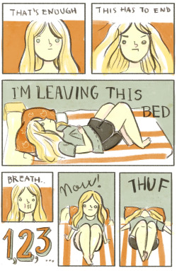 bloodredorion:  giovanamedeiros:  A comic about sleeping, wow