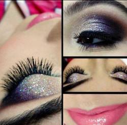 prettymakeups:  Would you try these pleasant eyes makeup?   Luv