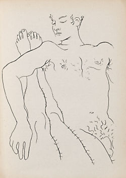 untitled-geovanigalvez:   Jean Cocteau, Male Couple (Illustration