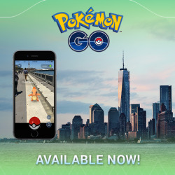 pokemon:  Pokémon GO has arrived in the United States! http://bit.ly/29jJVzb