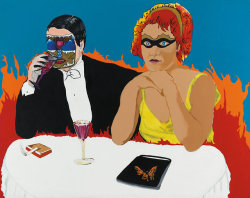 jareckiworld:  Rosalyn Drexler  -  Last Call (Marlene Dietrich