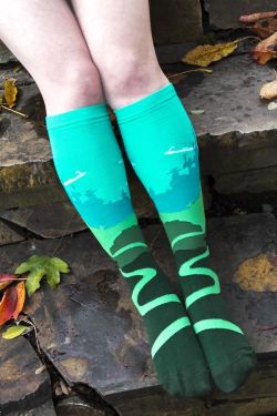 sockdreams: Yonder Castle Knee High | Sock It To Me  Traveler,