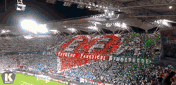 kicktv:  Legia Warsaw fans respond to UEFA sanctions [x]