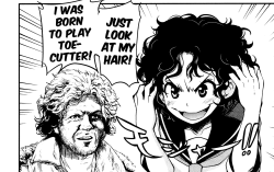 thehistorychannel:  there’s a mad max reference in a manga