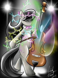 twilightsprinkle:  Cello Enchantress by Void-Heart  Oooo~!