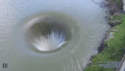 peterfromtexas:  Drone captures footage of ‘Glory Hole’ spillway
