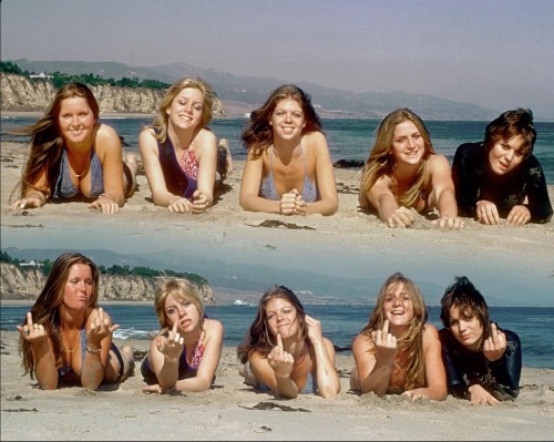 The Runaways at the beach Nudes & Noises  