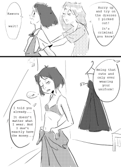 childofsquid:  Sorry quick comic ;; because wow Fem!Kawoshin