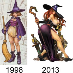 gamercrunch: Comparison of Dragon’s Crown concept art from