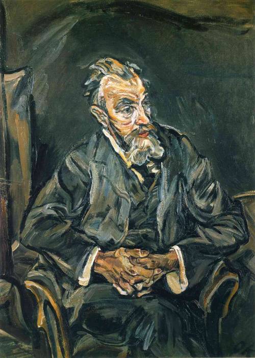 artist-kokoschka: Portrait of Carl Moll, 1913, Oskar Kokoschka