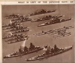 zeedesertfox:  What remains of the Imperial Japanese Navy, as