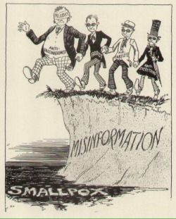 historium:  An editorial cartoon about the anti-vaccination movement