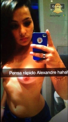 sexysnapbr:E não é que o alexandre pensou.. haha