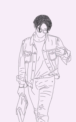 bbyvn:  aiport fashion - Nam Taehyun // lineart 