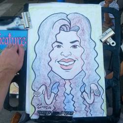 Caricatures at Dairy Delight!  #art #drawing #caricatures  (at