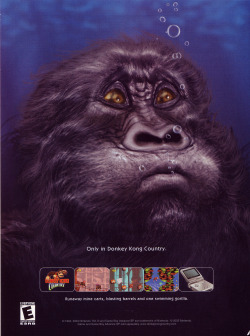 vgjunk:  Ad for the Game boy Advance version of Donkey Kong Country.