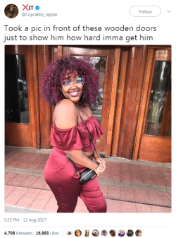 blackness-by-your-side:CupcakKe is glowing! Love her. Young queen.
