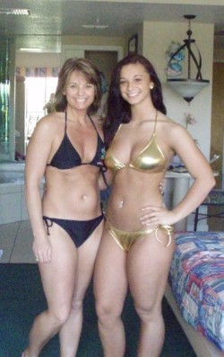 taboodaddy88:  Real hot mother and daughter looking good together