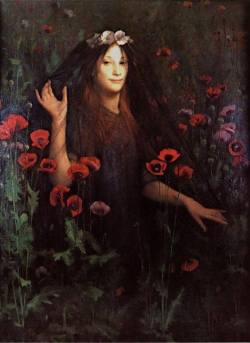 antipahtico:  Death the Bride ~ Thomas Cooper Gotch 1895