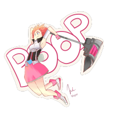 virusink:  I did a fanart.   Nora Valkyrie, everyone.