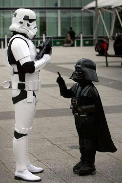 ishmealivory:  Kid Vader I find your lack of milk and cookies