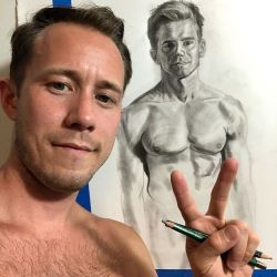 johnmacconnell:Work in progress. Me, not the drawing.  #johnmacconnell
